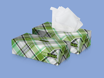 餐巾纸纸盒样机