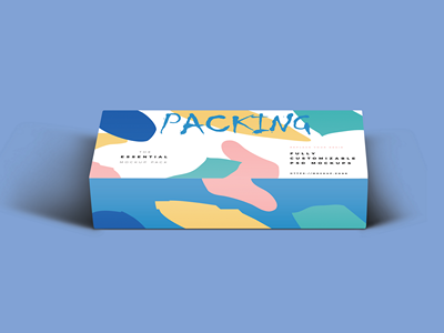 餐巾纸纸盒样机