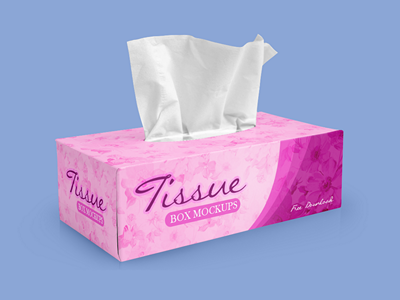 餐巾纸纸盒样机