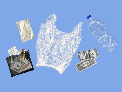 透明塑料膜CD磁带光盘金属气泡袋海报做旧标签褶皱包装碎纸片纸张样机