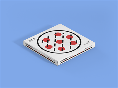 比萨盒披萨盒包装样机