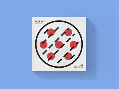 比萨盒披萨盒包装样机