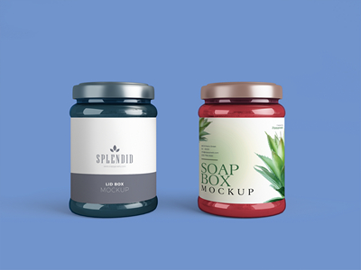 玻璃瓶水瓶饮料瓶罐子样机