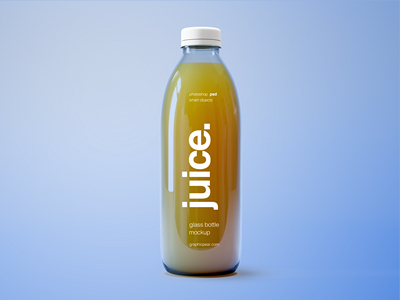 玻璃瓶水瓶饮料瓶罐子样机