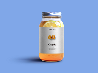 玻璃瓶水瓶饮料瓶罐子样机