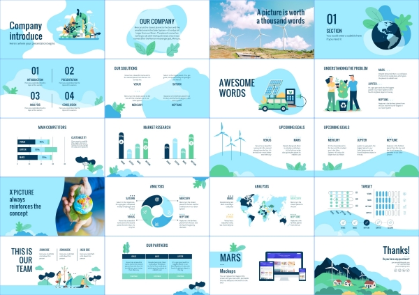 可爱卡通PPT模板插画幼儿园儿童教育教学工作汇报课件演讲素材