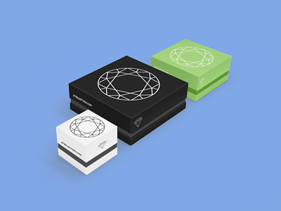 包装盒方盒纸盒样机