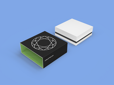 包装盒方盒纸盒样机