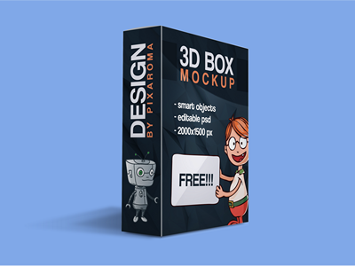 纸盒方形盒包装盒样机