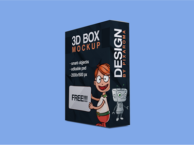 纸盒方形盒包装盒样机