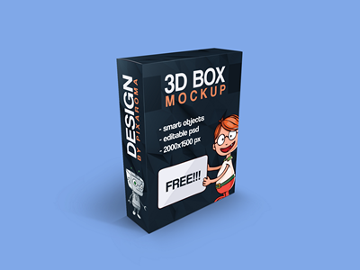 纸盒方形盒包装盒样机