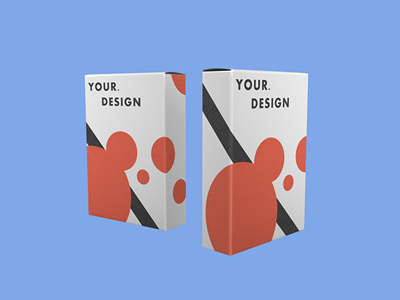 纸盒方形盒包装盒样机