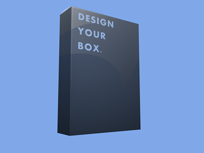 纸盒方形盒包装盒样机