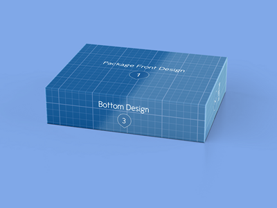纸盒方形盒包装盒样机