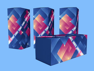 纸盒方形盒包装盒样机