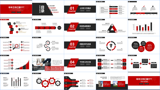 PPT素材工作总结汇报