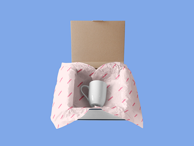 包装纸样机包装盒