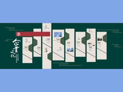 企业单位学校社区文化墙历程历史背景墙办公室装饰cdr格式