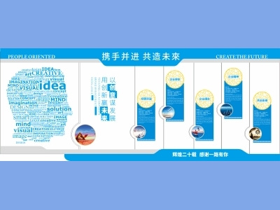 企业单位学校社区文化墙历程历史背景墙办公室装饰cdr格式