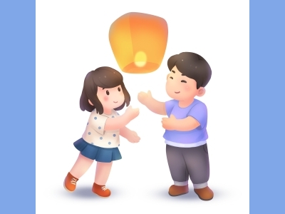 中秋节插画手绘psd格式素材