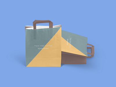 铜版纸牛皮纸袋样机环保纸袋
