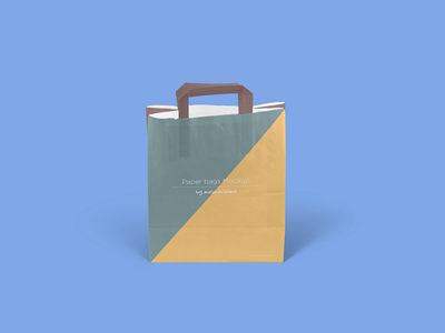 铜版纸牛皮纸袋样机环保纸袋