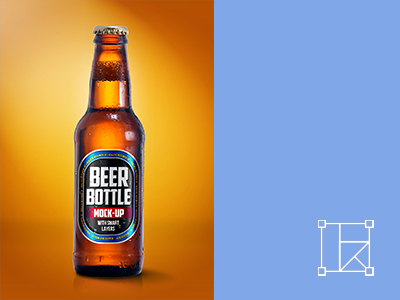 啤酒瓶酒杯啤酒包装样机