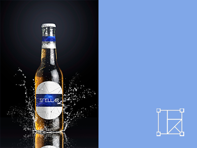 啤酒瓶酒杯啤酒包装样机