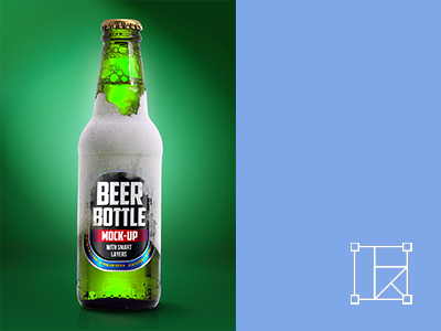 啤酒瓶酒杯啤酒包装样机
