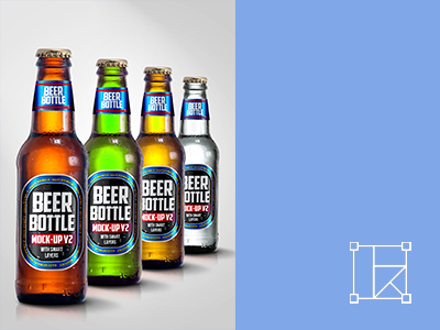 啤酒瓶酒杯啤酒包装样机