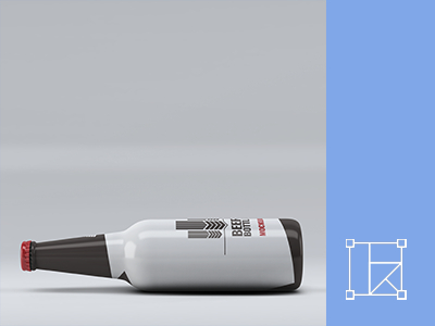 啤酒瓶酒杯啤酒包装样机