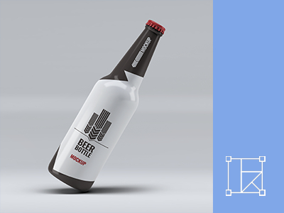 啤酒瓶酒杯啤酒包装样机