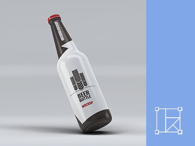 啤酒瓶酒杯啤酒包装样机