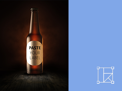 啤酒瓶酒杯啤酒包装样机