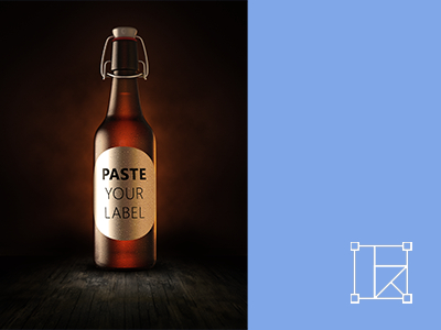 啤酒瓶酒杯啤酒包装样机