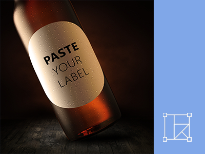 啤酒瓶酒杯啤酒包装样机