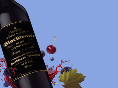 红酒瓶红酒包装样机