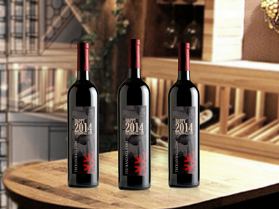 红酒瓶红酒包装样机