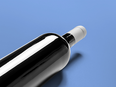 大气红酒瓶玻璃瓶样机