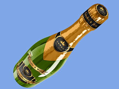 威士忌瓶子玻璃瓶酒瓶样机