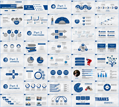 PPT素材工作总结汇报商务