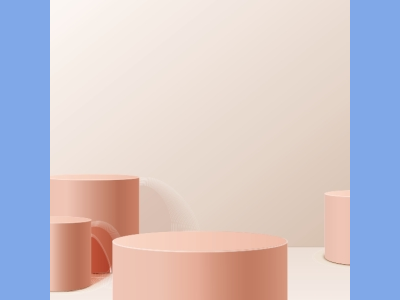 淘宝电商618双十一商品展示立体场景背景图几何图形EPS格式