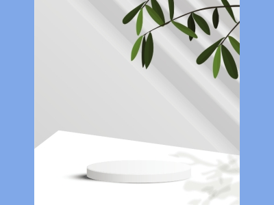 淘宝电商618双十一商品展示立体场景背景图几何图形EPS格式