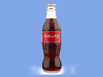 玻璃瓶可乐瓶样机