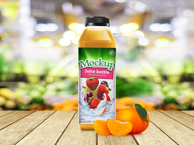 饮料瓶包装样机
