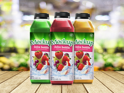 饮料瓶包装样机