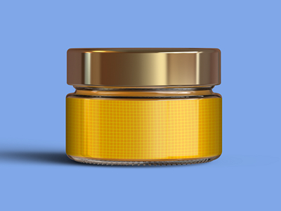 玻璃瓶蜂蜜罐头瓶样机