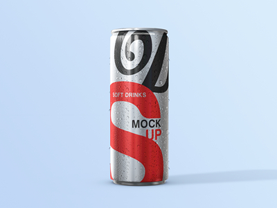 可乐罐易拉罐饮料罐样机