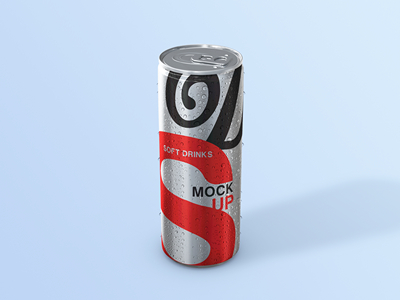 可乐罐易拉罐饮料罐样机