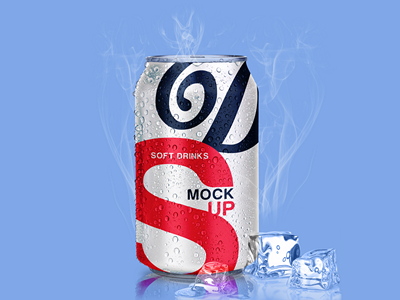 可乐罐易拉罐饮料罐样机